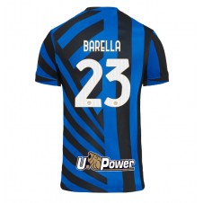 Inter Milan Nicolo Barella #23 Hemmatröja 2024-25 Korta ärmar